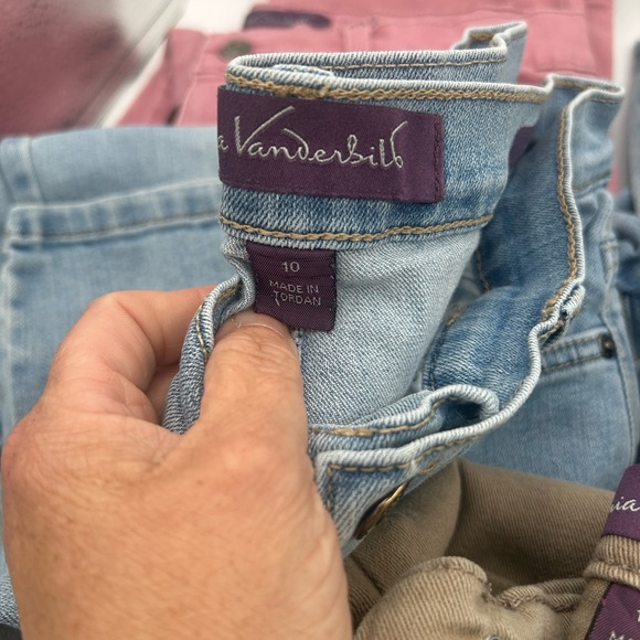 Gloria Vanderbilt Amanda Jeans Size 10 Women Denim Pants Lot 5 Pair” - Picture 5 of 12